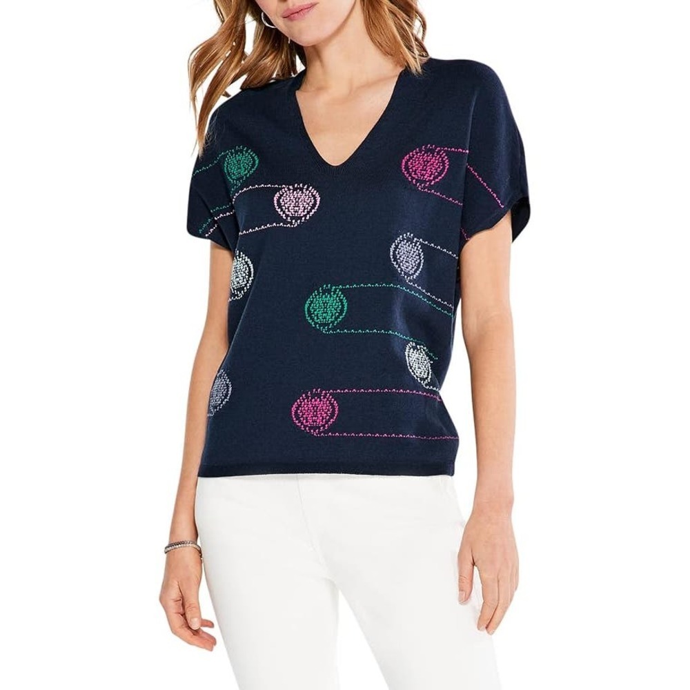 Nic + Zoe Color Spun Sweater Size PL